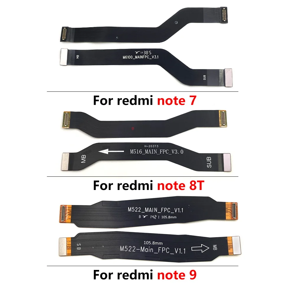 50Pcs，הראשי המקורי לוח לוח האם מחבר לוח להגמיש כבלים עבור Xiaomi Redmi 8 / 8A / 9 / 9A / הערה 8T 6 7 8 9 Pro 9 - 4