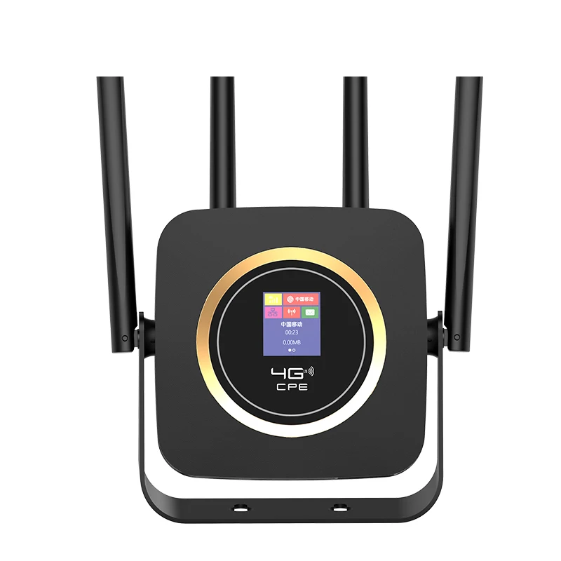 LTE CPE 4G נתב 3G/4G CPE CAT4 150Mbps נייד נקודה חמה Wifi עם חריץ לכרטיס ה-Sim - 4