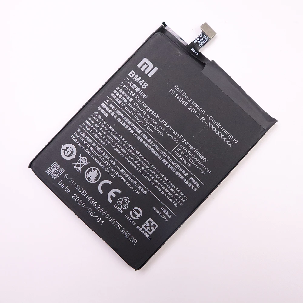 Xiaomi המקורי החלפת הסוללה BM48 4000mAh Xiaomi Mi Note 2 סוללות טלפון עם כלים בחינם - 4