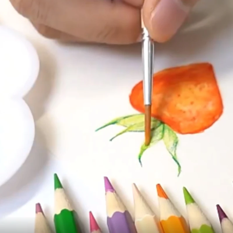 72 צבעים מסיסים במים מקצועי עפרונות צבעוניים הספר צבעי משלוח חינם כלי כתיבה צבעים לצייר ילדים ציוד אמנות - 4