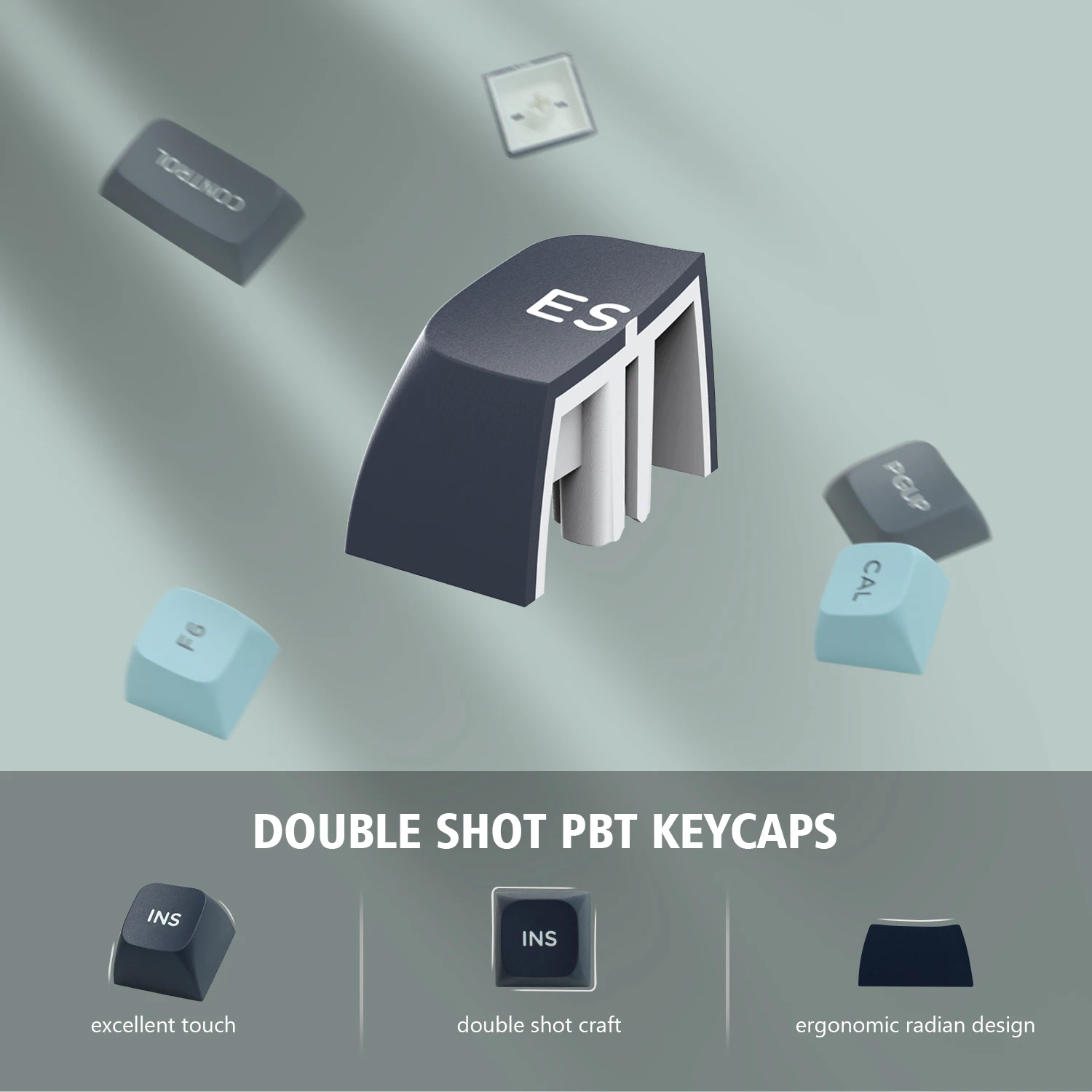189 המפתחות Keycap XVX פרופיל כפול אישית המשחקים מכני מקלדת Keycaps על 61/64/68/84/87/96/100/108 מקשים - 4