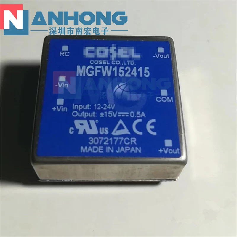 MGW154815 DC/DC-מודול מקורי חדש קלט:48V פלט:+-15V---0.5 - 4