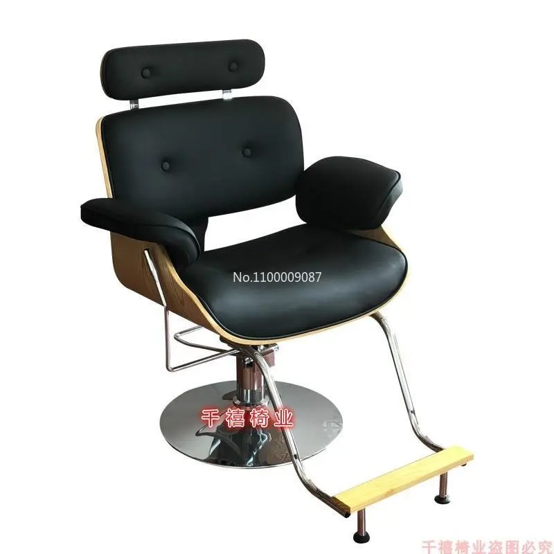 מודרני מינימליסטי מקופל נטו אדום שיער סלון מיוחד liftable הכסא sillas de peluquería парикмахерское кресло - 4