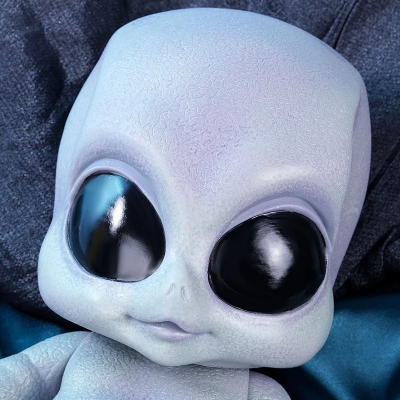 Reborns זר סימולציה תינוק חמוד סיליקון זר צעצוע Reborns גופות של חוצנים ויניל זר בובות עם עיניים גדולות - 4