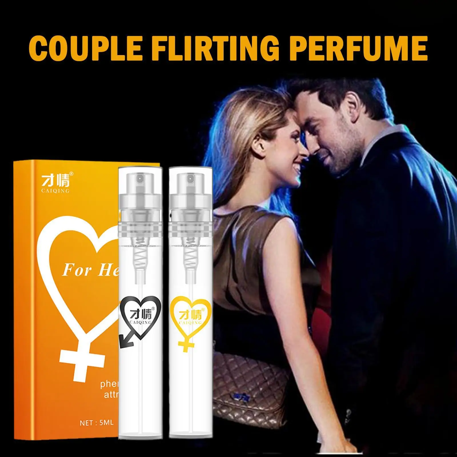 בושם פרומון עבור נשים גברים Parfum זוג מפלרטט Attractant סקסי בשמים לאורך זמן ניחוח הגוף ריח ספריי Dropship - 4