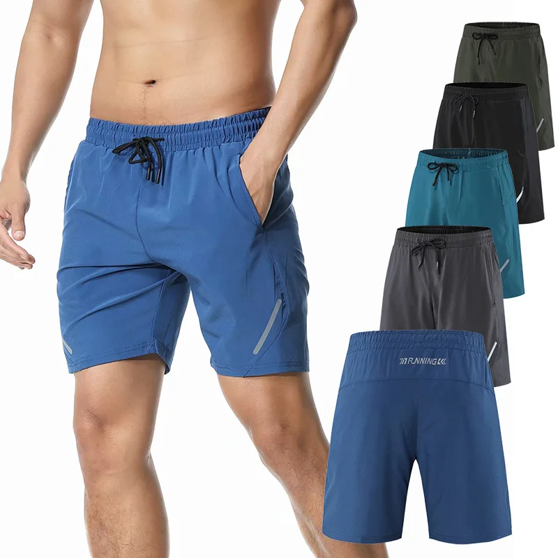 רגוע ספורט מכנסיים ייבוש מהיר ריצה לגברים כושר חמישה חלקים מכנסיים קצרים מכנסי טרנינג הקיץ 2023 מכנסי גברים אופנת רחוב - 4