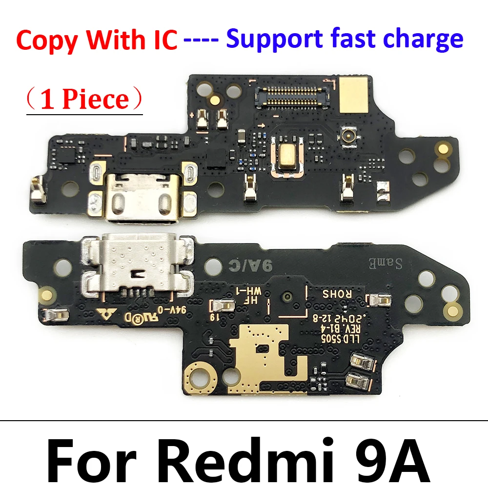 10Pcs מטען USB מחבר מזח נמל הטעינה המיקרופון להגמיש כבלים עבור Xiaomi Redmi 9 9C 9A 9T 8 8A 10 10 ראש 10A - 4