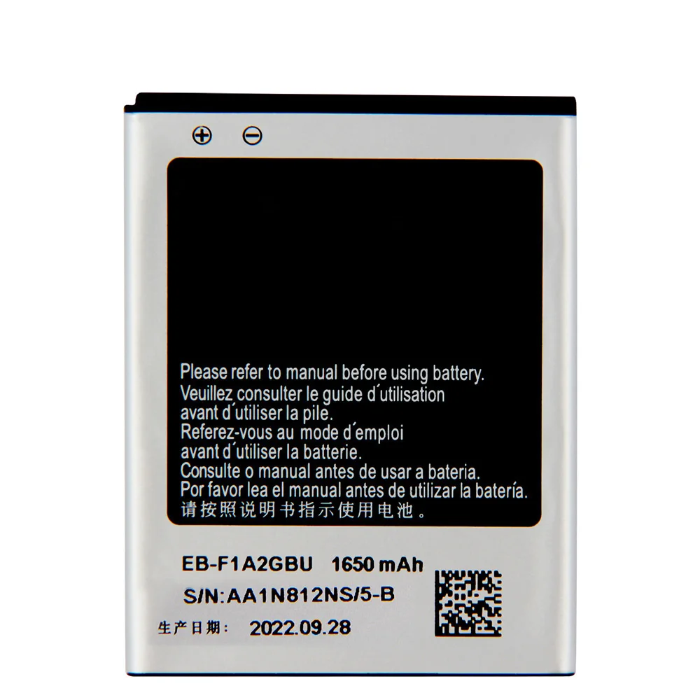 חדש החלפת הסוללה EB-F1A2GBU עבור Samsung I9103 I9100 I9050 I9108 I777 B9062 טלפון סוללה 1650mAh - 4
