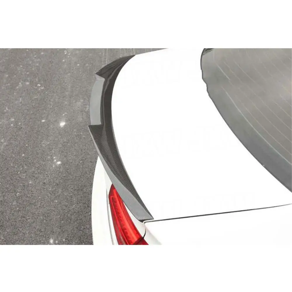 סיבי פחמן / FRP האחורי ספוילר אחורי תא המטען ברווז ספוילר האגף עבור אאודי A4 B8 B8.5 B9 סדאן 2009 - 2019 M4 בסגנון הרכב ספוילר - 5