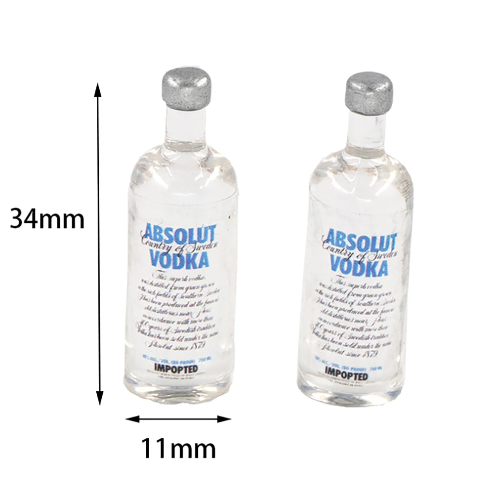4Pcs 1/12 הבובות סופרמרקט מיניאטורי מים מינרליים בקבוק מיני משקאות צעצוע ob11 bjd קישוט בית בובות אביזרים - 5