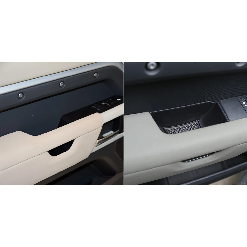 תיבת אחסון ABS אביזרים Blcak דלת המכונית חוזק גבוה מכירה חמה הפנים לקצץ טלפון מגש באיכות גבוהה מעשית - 5