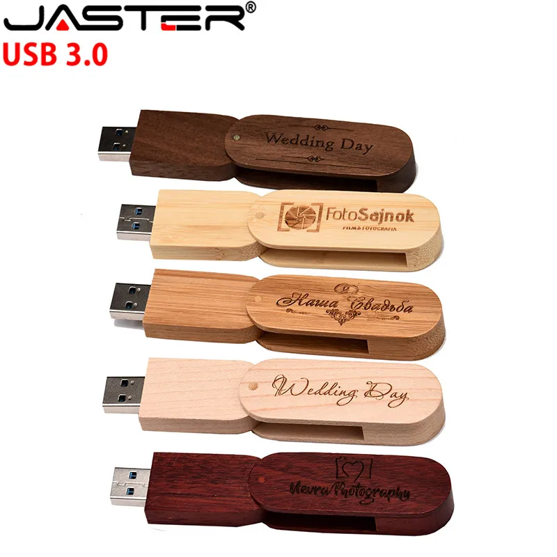 מהירות גבוהה מעץ USB 3.0 Flash Drive חינם מותאם אישית לוגו קופסת מתנה כונן עט אמיתי קיבולת זיכרון 64GB/32GB/16GB/8G/4G דיסק U - 5