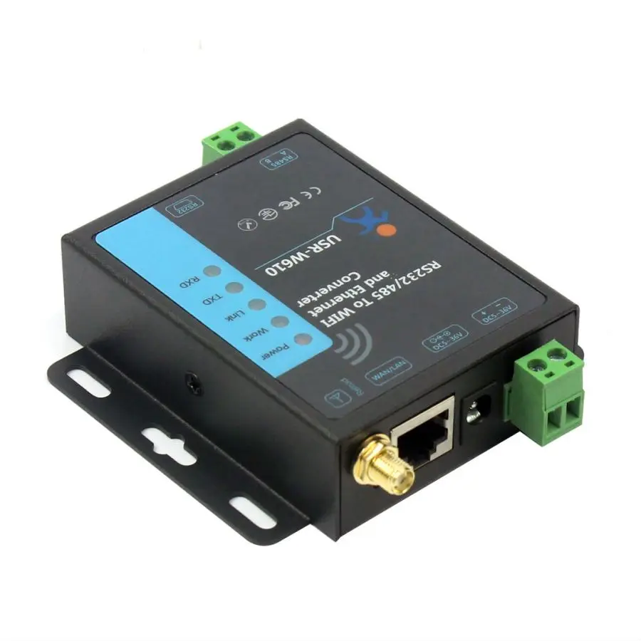 USR-W610 RS232/485 ל-WiFi Ethernet ממיר תומך במספר רשתות מצב יציאת RJ45 Wifi סדרתי שרת Modbus RTU TCP - 5