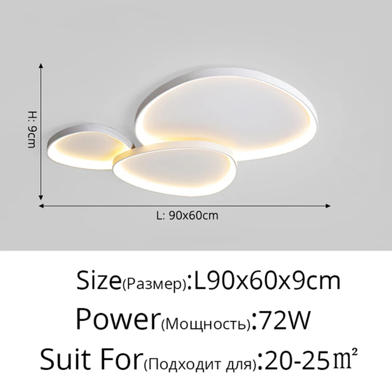 הסלון מנורת LED נברשות נורדי פשוט מקורה תאורה עבור חדר השינה תאורה כל הבית תאורה עיצוב המטבח המנורה - 5