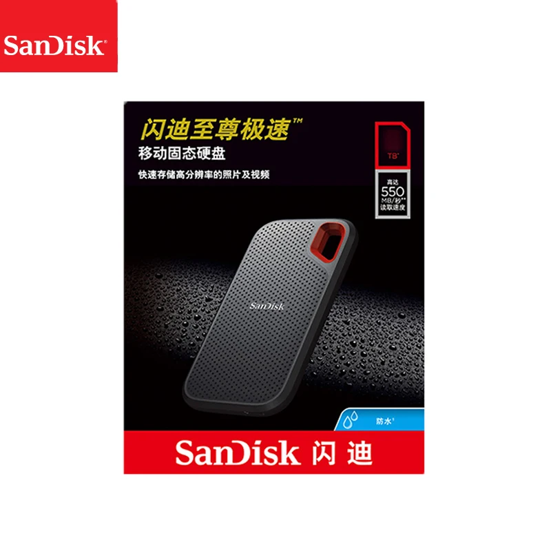 SanDisk מסוג-c נייד SSD 1TB 500GB 550M חיצוני קשיח SSD USB 3.1 HD כונן קשיח 250GB מצב מוצק דיסק על מחשב נייד - 5