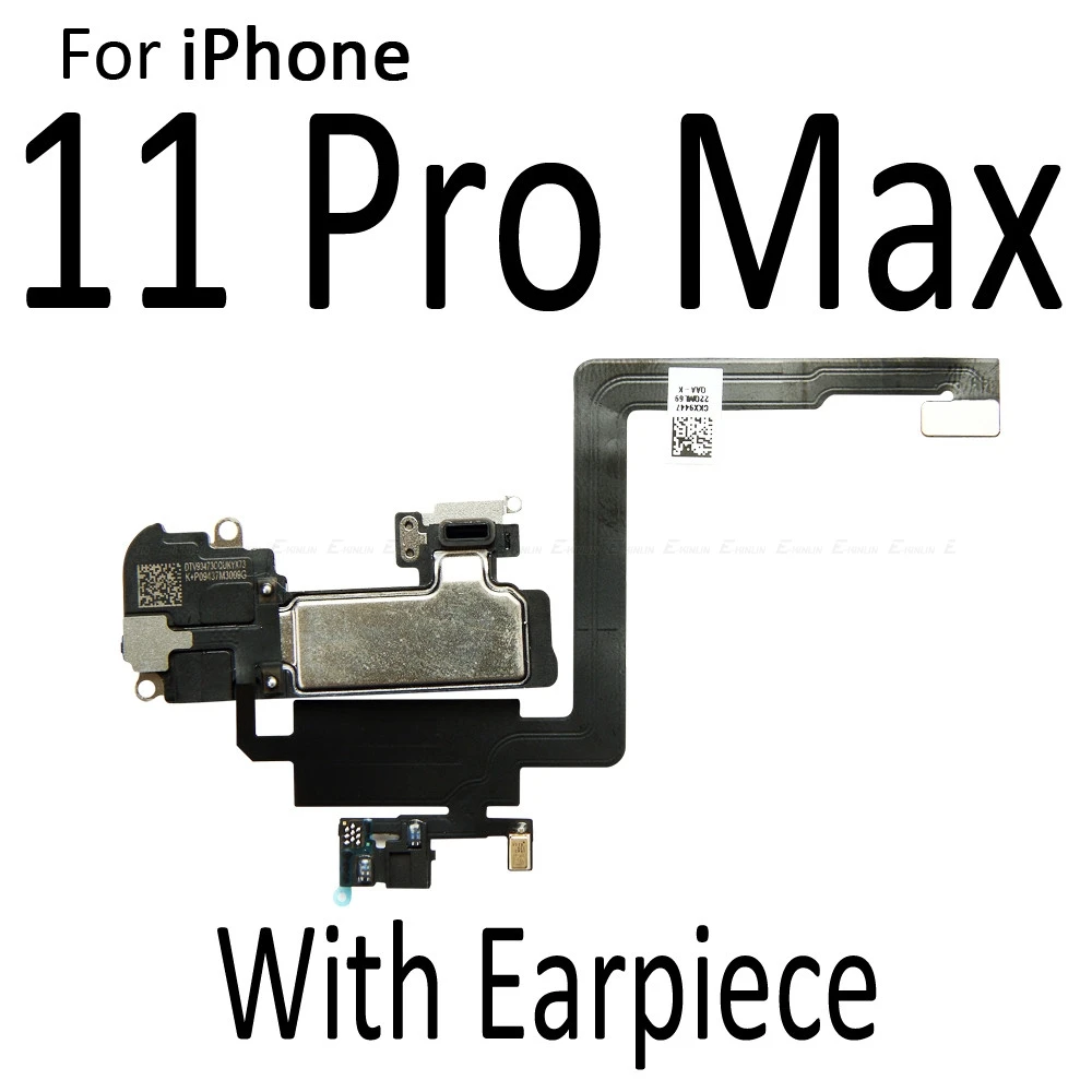 קירבה חיישן אור צליל Sarpiece אוזניות רמקול להגמיש כבלים סרט עבור iPhone X XR XS 11 Pro מקס חלקי חילוף - 5