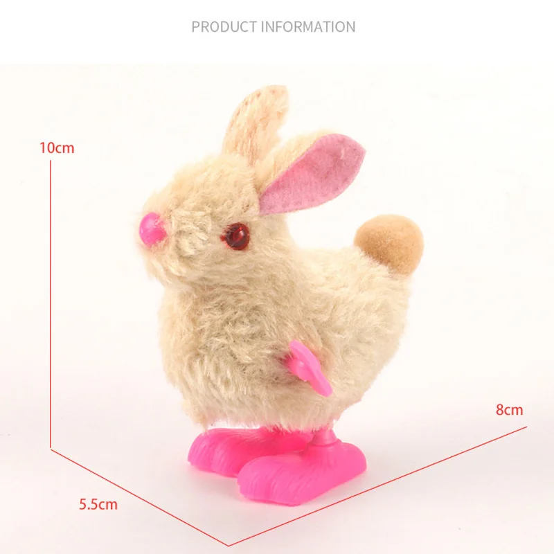 שעון ארנב בעלי חיים קטיפה בובת ארנב צעצועים קריקטורה לקפוץ ארנב ילדים בסופו צעצועים לתינוקות צעצועים חינוכיים לילדים מתנות - 5