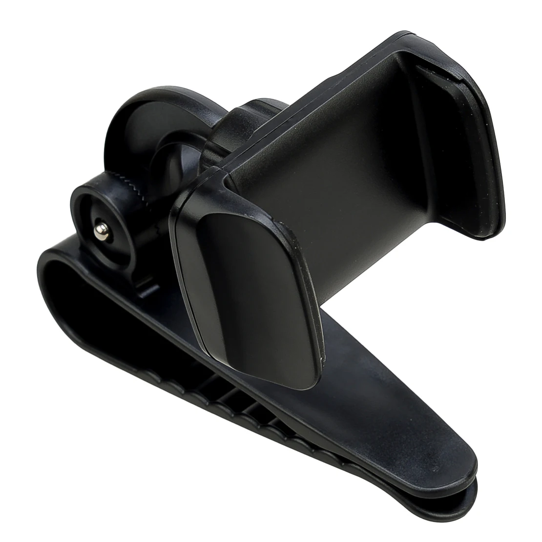 אוניברסלי שחור 360° Rotatable המכונית מגן השמש הטלפון הר מחזיק עם קליפ פלסטיק ABS - 5
