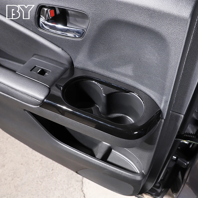 עבור הונדה פיילוט/דרכון 2016-2023 ABS הרכב סטיילינג הדלת האחורית מחזיק כוסות מסגרת כיסוי דקורטיבי מדבקה הפנים המכונית אביזרים - 5