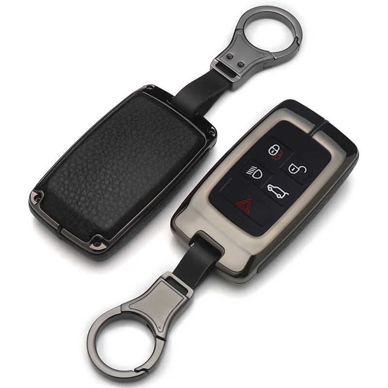 עור מפתח הרכב Case כיסוי הגנה למגן Accessorie עבור לנד רובר A9 רובר ספורט Evoque פרילנדר 2 אוטומטי KeyShell - 5