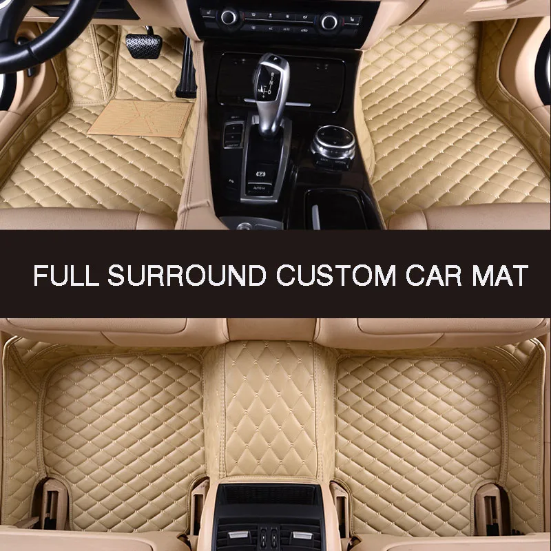 HLFNTF סוראונד מכונית אישית שטיח הרצפה עבור פיג ' ו 308 2012-2015 חלקי רכב אביזרי רכב רכב הפנים - 5