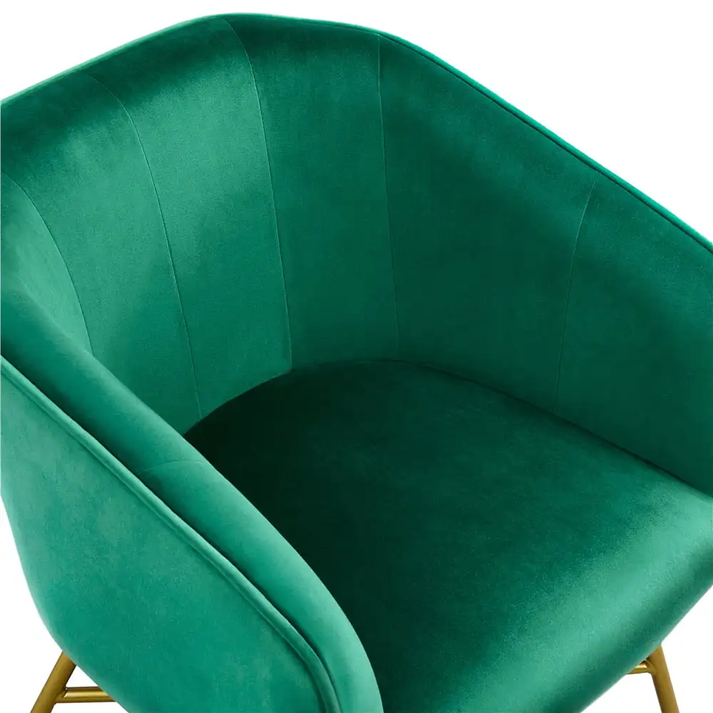 אלדן עיצוב קטיפה מועדון מבטא הכיסא, הירוק מבטא כסאות סלון כיסאות רהיטים עבור חדר השינה-ארה 