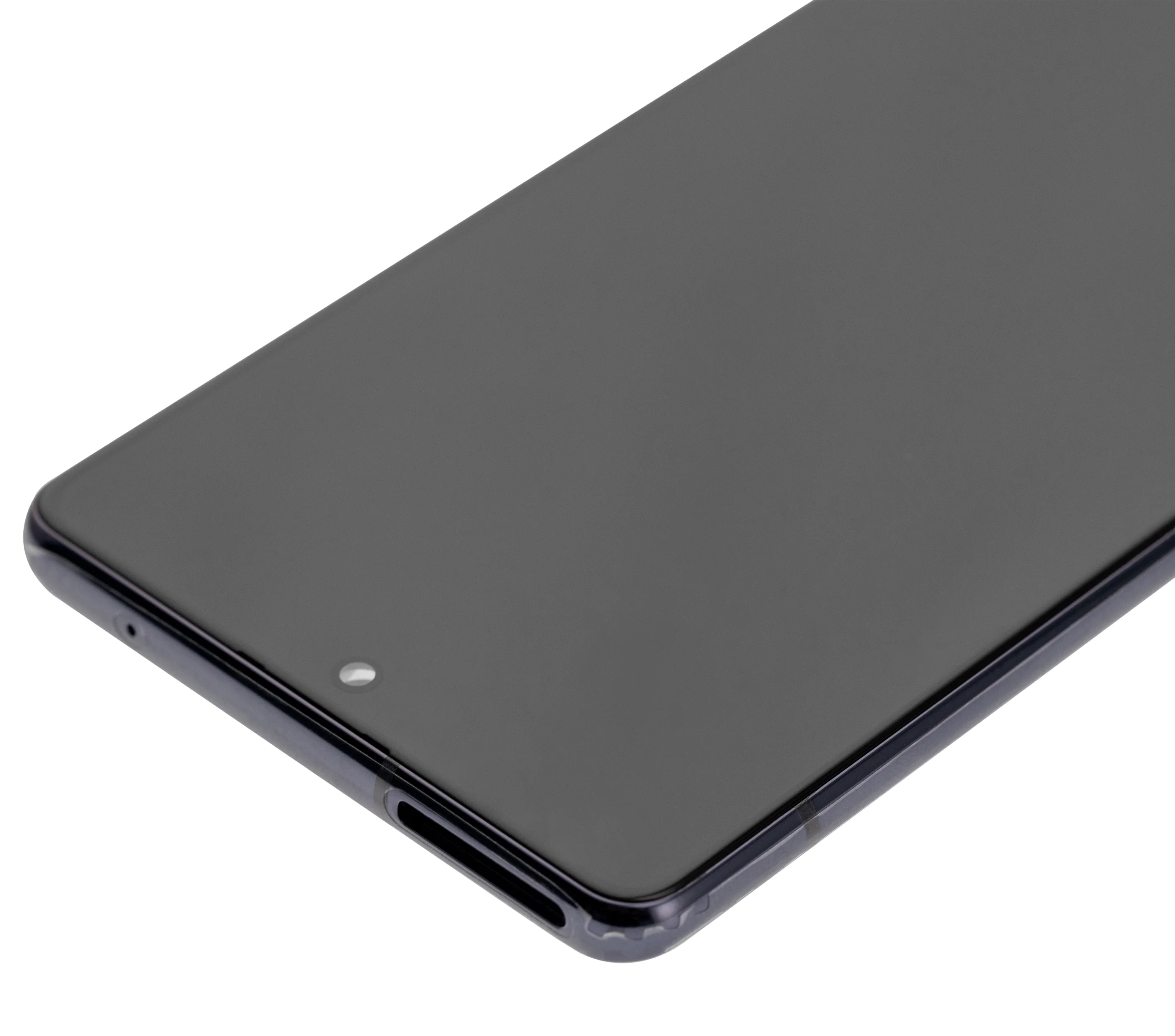 AMOLED להרכבה עם מסגרת החלפה עבור Samsung Galaxy A71 5G (A716U/2020) (משופץ) (פריזמה קוביה שחורים) - 5