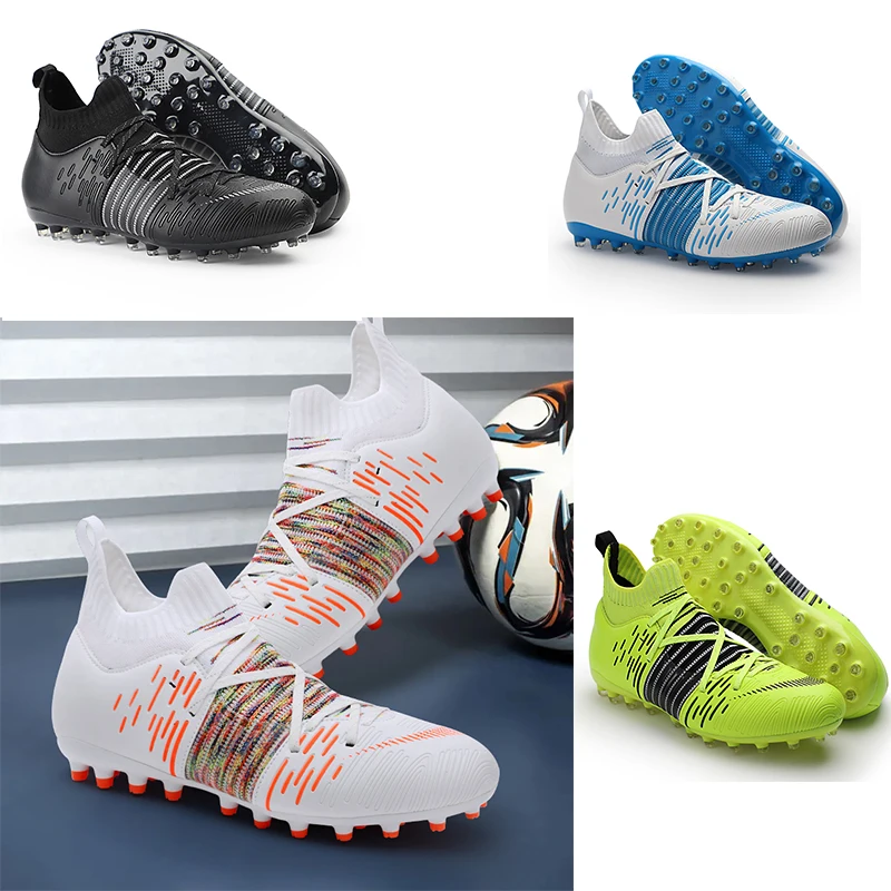 גברים של נעלי כדורגל הכשרה מקצועית נעלי כדורגל חיצוני מקורה נוח נעלי ספורט אתלטי - 5