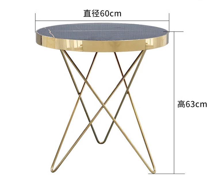ספה, שולחן צד, שולחן קפה קטן, פשוט, שולחן צד, מיני שולחן, סקי נורדי מיני שולחן עגול - 5