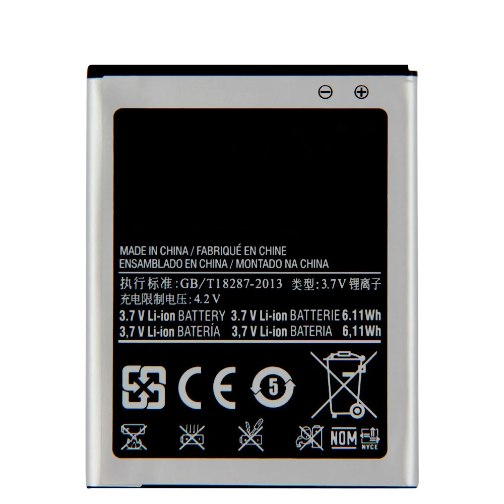 חדש החלפת הסוללה EB-F1A2GBU עבור Samsung I9103 I9100 I9050 I9108 I777 B9062 טלפון סוללה 1650mAh - 5