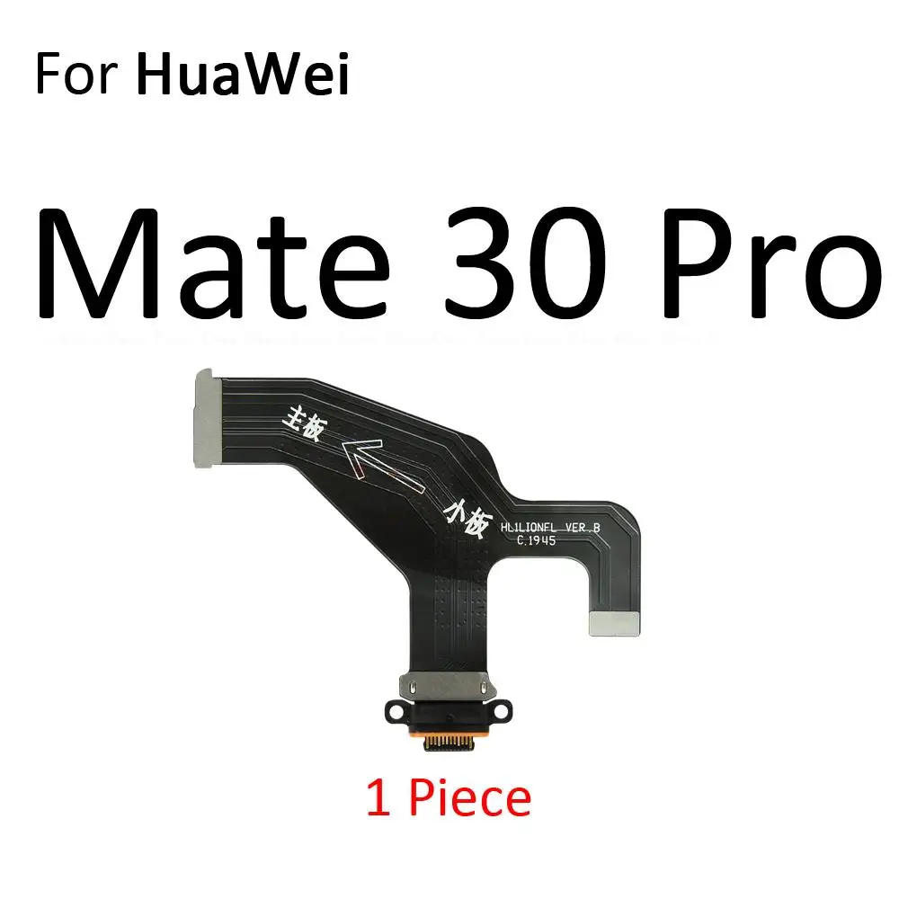 כוח טעינה מחבר נמל העגינה לוח עם מיקרופון מיקרופון להגמיש כבלים עבור HuaWei Mate 50 RS 50E 40 30 Pro 5G - 5