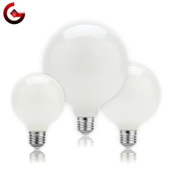אדיסון LED הנורה E27 5W A60 ST64 G80 G95 G125 חלבי זכוכית הנורה 110V 220V גלובוס כדור הנורה קר/לבן חם Lampada מנורת LED