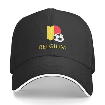 אוהב בלגיה כדורגל לשני המינים כובע בייסבול מתאים לגברים נשים מתכוונן אבא כובע, סנדוויץ ' ביל קאפ