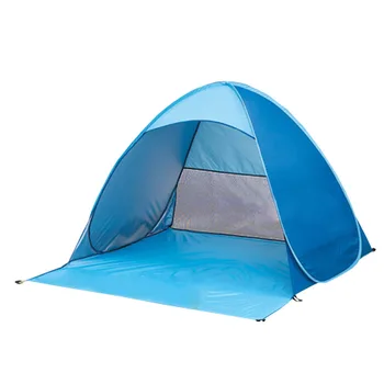 אוטומטי קמפינג אוהל הספינה Ru החוף אוהל 2 אנשים אוהל מיידית לצוץ פתח אנטי Uv סוכך אוהלים חיצונית Sunshelter