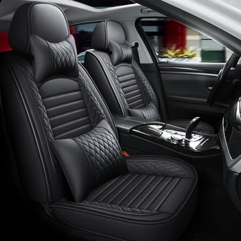 אוניברסלי 5 מושב מושב המכונית כיסוי עבור טויוטה RAV4 Auris Avensis הכתר 4Runner זרון FJ קרוזר לסמן X פרס אביזרי רכב