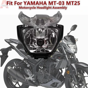 אופנוע פנס עבור ימאהה MT03 MT25 הר-03 MT-25 פנס ראש האסיפה אור המנורה FZ03 FZ-03 הר-25 2016 2017 2018 2019
