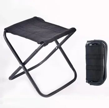 אור גבוהה ניידת חיצונית עמידה כיסא מתקפל עם תיק חיצוני קיפול מתקפל אלומיניום כיסא שרפרף המושב דיג פיקניק, קמפינג