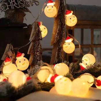 אורות Led שלג חג המולד עץ חג המולד סנטה אורות דקורטיביים גינה חיצונית דקורטיביים אווירה אורות מנורת לבה צעצועים