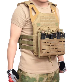 איירסופט Molle טקטי משולש מגזין כיס M4 מג שקיות צבאי פיינטבול Euipment ציד המותניים מחזיק תיק
