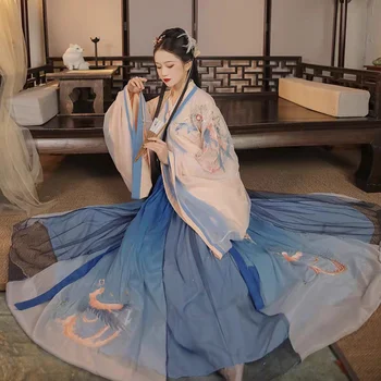 אישה Hanfu סינית מסורתית HanFu העתיקה הנסיכה בתחפושת Vestidos פיניקס פיות להתלבש ליידי הבמה Cosplay DanceWear להגדיר