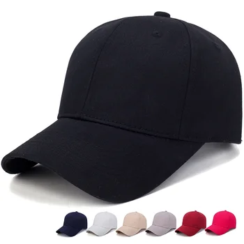 בקיץ כותנה אור לוחית קוריאנית מוצק צבע כובע בייסבול של גברים ברווז הלשון הכובע חיצוני מגן השמש של נשים בהזמנה אישית