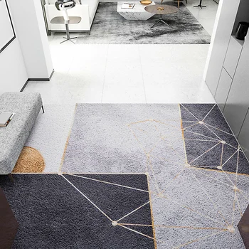 גדול מלבן הדלת שטיח שטיח החלקה ניתן לחתוך מותאם אישית מחצלות השטיח במסדרון חדר האמבטיה שטיח במטבח שטיח PVC דלת הכניסה מחצלות