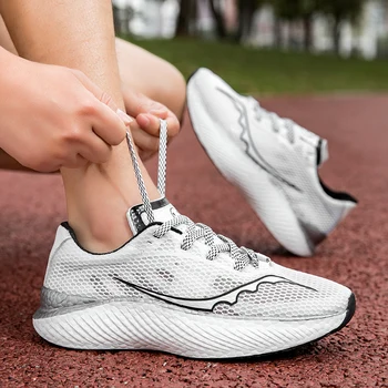 גדול-רשת נעלי ריצה גברים קיץ לנשימה ריצה ספורט נעלי נשים באיכות גבוהה נעלי ספורט חיצונית אימון אתלטי נעליים