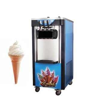גלידה קלה עושה מכונה חשמלית אנכי ארטיק מכונת מעורבים טעם ארטיק מכונת בקיץ חבר