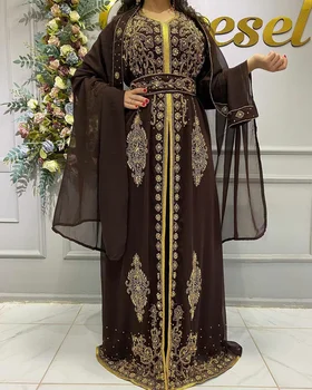 דובאי השמלה Farasha החלוק מרוקאי אפריקה השמלה הערבי השמלה 54 ס 