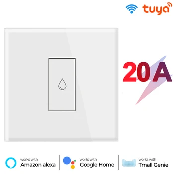 האיחוד האירופי Tuya WiFi מים בדוד החימום מתג מגע אלחוטית קיר 4400W על אור חשמל חכם החיים על הבית של Google אלקסה