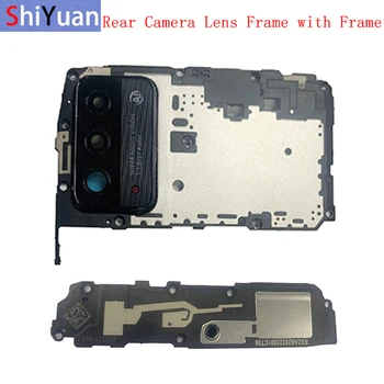 הגב האחורי מצלמה עדשת זכוכית עם מסגרת מתכת מחזיק עבור Huawei הכבוד X10 מקס 5G רמקול החלפת תיקון חלקי חילוף