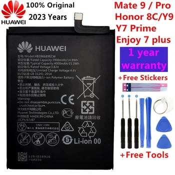 הואה-ווי המקורי HB396689ECW 4000 מיליאמפר סוללה עבור Huawei Mate 9 Y7 ראש Y7 2017 Mate9 Pro כבוד 8C Y9 2018 גרסה ליהנות 7 פלוס