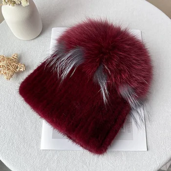החורף מגמה אמיתי כובעי פרווה לנשים יוקרה חורפן פרווה האוזן הגנה חמים כובעים חיצונית רכות רכות גדולה, למתוח את פלאפי כובעים