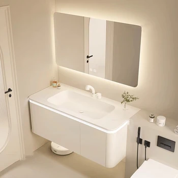 המודרני מראה ארונות קיר עומד אורות ארון אמבטיה קומפקטי מראת איפור ארונות ארגונית Amoire Chaussure עיצוב חדר